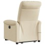 Sillón de masaje eléctrico reclinable elevable tela crema de , Sillones - Ref: Foro24-3303292, Precio: 347,38 €, Descuento: %