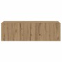 Muebles de TV de pared 3 uds madera ingeniería roble artesanal de , Muebles TV - Ref: Foro24-3328984, Precio: 189,22 €, Descu...