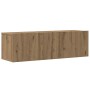 Mueble para TV de pared madera contrachapada artesanal 4 piezas de , Muebles TV - Ref: Foro24-3329154, Precio: 235,93 €, Desc...