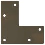 Patas para mesa de centro cónicas 4 uds acero natural 72-73cm de , Patas para mesas - Ref: Foro24-4012519, Precio: 60,40 €, D...