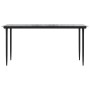 Juego comedor jardín 5 pzas cojines ratán sintético vidrio gris de , Conjuntos de jardín - Ref: Foro24-3334481, Precio: 376,7...
