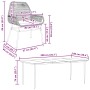 Juego de comedor de jardín 7 pzas con cojines ratán PE marrón de , Conjuntos de jardín - Ref: Foro24-3334476, Precio: 593,81 ...