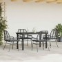 Juego de comedor jardín 5 piezas cojines ratán sintético negro de , Conjuntos de jardín - Ref: Foro24-3334550, Precio: 376,98...