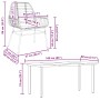 Juego de comedor de jardín 7 pzas con cojines ratán PE marrón de , Conjuntos de jardín - Ref: Foro24-3334559, Precio: 476,69 ...