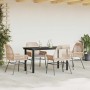 Juego de comedor jardín 5 piezas cojines ratán sintético marrón de , Conjuntos de jardín - Ref: Foro24-3334571, Precio: 375,3...