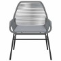 Juego comedor jardín 5 pzas cojines ratán sintético vidrio gris de , Conjuntos de jardín - Ref: Foro24-3334578, Precio: 358,6...