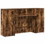 Mostrador de recepción roble ahumado 180x50x103,5 cm de , Escritorios - Ref: Foro24-3324209, Precio: 245,58 €, Descuento: %