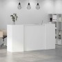 Mostrador de recepción blanco 200x50x103,5 cm madera ingeniería de , Escritorios - Ref: Foro24-3324214, Precio: 315,91 €, Des...