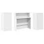 Mostrador de recepción blanco 200x50x103,5 cm madera ingeniería de , Escritorios - Ref: Foro24-3324214, Precio: 315,91 €, Des...