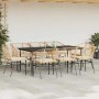 Juego comedor jardín 9 pzas cojines ratán sintético marrón de , Conjuntos de jardín - Ref: Foro24-3334512, Precio: 560,22 €, ...