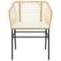 Juego comedor jardín 9 pzas cojines ratán sintético marrón de , Conjuntos de jardín - Ref: Foro24-3334512, Precio: 560,22 €, ...