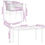 Juego de comedor de jardín 7 pzas con cojines ratán PE marrón de , Conjuntos de jardín - Ref: Foro24-3334510, Precio: 396,81 ...