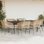 Juego de comedor de jardín 7 pzas con cojines ratán PE marrón de , Conjuntos de jardín - Ref: Foro24-3334525, Precio: 609,65 ...