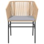Juego de comedor de jardín 7 pzas con cojines ratán PE marrón de , Conjuntos de jardín - Ref: Foro24-3334525, Precio: 609,65 ...