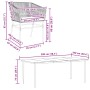 Juego de comedor de jardín 7 pzas con cojines ratán PE marrón de , Conjuntos de jardín - Ref: Foro24-3334525, Precio: 609,65 ...
