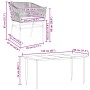 Juego comedor jardín 7 pzas cojines ratán sintético vidrio gris de , Conjuntos de jardín - Ref: Foro24-3334531, Precio: 566,3...