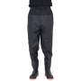 Vadeador de cintura con botas negro talla 42 de , Vadeadores para caza y para pesca - Ref: Foro24-4017021, Precio: 38,77 €, D...