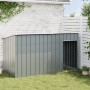 Caseta perros con tejado acero galvanizado gris 196x91x110 cm de , Casetas para perros - Ref: Foro24-172575, Precio: 207,30 €...
