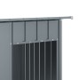 Caseta perros con tejado acero galvanizado gris 196x91x110 cm de , Casetas para perros - Ref: Foro24-172575, Precio: 207,30 €...