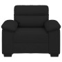 Sillón de tela negro 60 cm de , Sofás - Ref: Foro24-4105289, Precio: 168,53 €, Descuento: %
