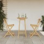 Conjunto de bar para exterior de 3 piezas plegable de bambú de , Conjuntos de jardín - Ref: Foro24-4108231, Precio: 230,37 €,...