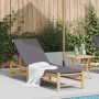 Tumbona con cojines 55x199x30 cm bambú de , Tumbonas - Ref: Foro24-4108227, Precio: 203,91 €, Descuento: %