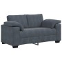 Juego de sofás con cojines 3 piezas terciopelo gris oscuro de , Sofás - Ref: Foro24-3324668, Precio: 779,49 €, Descuento: %