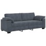Juego de sofás con cojines 3 piezas terciopelo gris oscuro de , Sofás - Ref: Foro24-3324668, Precio: 779,49 €, Descuento: %