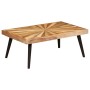 Mesa de centro de madera de mango maciza 90x55x36 cm de , Mesas de centro - Ref: Foro24-246163, Precio: 116,41 €, Descuento: %