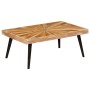 Mesa de centro de madera de mango maciza 90x55x36 cm de , Mesas de centro - Ref: Foro24-246163, Precio: 116,41 €, Descuento: %