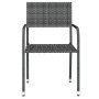 Juego de comedor para jardín 3 piezas gris de , Conjuntos de jardín - Ref: Foro24-3099583, Precio: 158,98 €, Descuento: %
