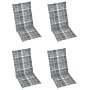 Sillas de jardín plegables 3 uds y cojines madera maciza acacia de , Sillas de jardín - Ref: Foro24-3064103, Precio: 260,60 €...