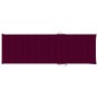 Tumbona con cojín rojo tinto madera de pino impregnada de , Tumbonas - Ref: Foro24-3065828, Precio: 111,31 €, Descuento: %