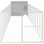 Caseta perro corral acero galvanizado gris claro 214x1273x181cm de , Casetas para perros - Ref: Foro24-3189130, Precio: 982,0...