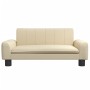 Sofá para niños de tela crema 70x45x30 cm de , Mobiliario para bebés y niños pequeños - Ref: Foro24-3196268, Precio: 77,97 €,...