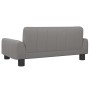 Sofá para niños de cuero sintético gris 70x45x30 cm de , Mobiliario para bebés y niños pequeños - Ref: Foro24-3196277, Precio...