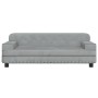 Sofá para niños de terciopelo gris claro 90x53x30 cm de , Mobiliario para bebés y niños pequeños - Ref: Foro24-3196280, Preci...