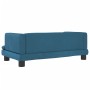 Sofá para niños de terciopelo azul 80x45x30 cm de , Mobiliario para bebés y niños pequeños - Ref: Foro24-3196305, Precio: 67,...