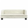 Sofá para niños de terciopelo crema 80x45x30 cm de , Mobiliario para bebés y niños pequeños - Ref: Foro24-3196311, Precio: 69...