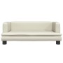 Sofá para niños de cuero sintético crema 80x45x30 cm de , Mobiliario para bebés y niños pequeños - Ref: Foro24-3196313, Preci...