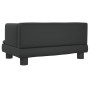 Sofá para niños de cuero sintético negro 60x40x30 cm de , Mobiliario para bebés y niños pequeños - Ref: Foro24-3196324, Preci...