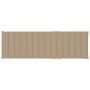 Tumbona doble y cojines beige madera pino impregnada de , Tumbonas - Ref: Foro24-3065882, Precio: 220,11 €, Descuento: %