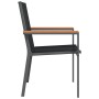 Sillas de jardín 4 uds textilene y acero negro 55x61,5x90 cm de , Sillas de jardín - Ref: Foro24-3187085, Precio: 183,92 €, D...