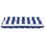 Cojín para palés tela a rayas azul y blanco 80x40x12 cm de , Cojines para sillas y sofás - Ref: Foro24-360616, Precio: 26,18 ...