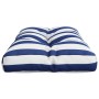 Cojín para palés tela a rayas azul y blanco 80x40x12 cm de , Cojines para sillas y sofás - Ref: Foro24-360616, Precio: 26,18 ...