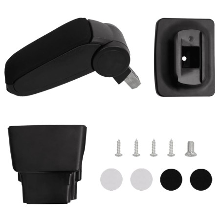 Reposabrazos para coche ABS negro 16x32x(35-50,5) cm de , Asientos para vehículos motorizados - Ref: Foro24-154680, Precio: 4...