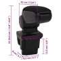 Reposabrazos para coche ABS negro 16x32x(35-50,5) cm de , Asientos para vehículos motorizados - Ref: Foro24-154680, Precio: 4...