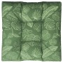 Cojín para palés tela estampado de hojas 80x80x12 cm de , Cojines para sillas y sofás - Ref: Foro24-360510, Precio: 50,40 €, ...