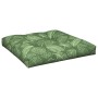 Cojín para palés tela estampado de hojas 80x80x12 cm de , Cojines para sillas y sofás - Ref: Foro24-360510, Precio: 50,40 €, ...