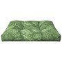 Cojín para palés tela estampado de hojas 80x80x12 cm de , Cojines para sillas y sofás - Ref: Foro24-360510, Precio: 50,40 €, ...